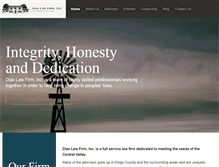 Tablet Screenshot of diaslaw.com